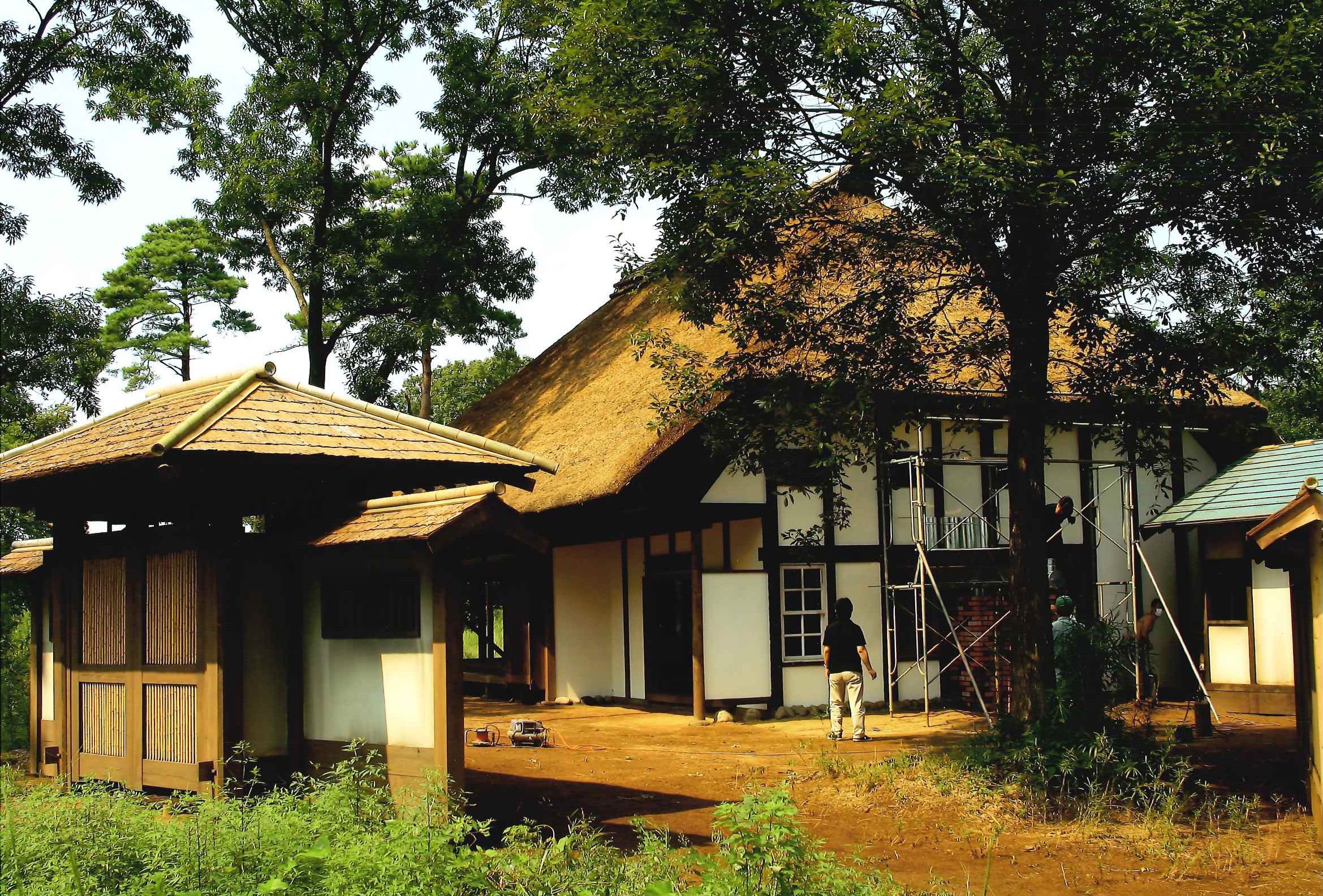 千葉県　I邸さま　藁ぶき屋根の新築工事